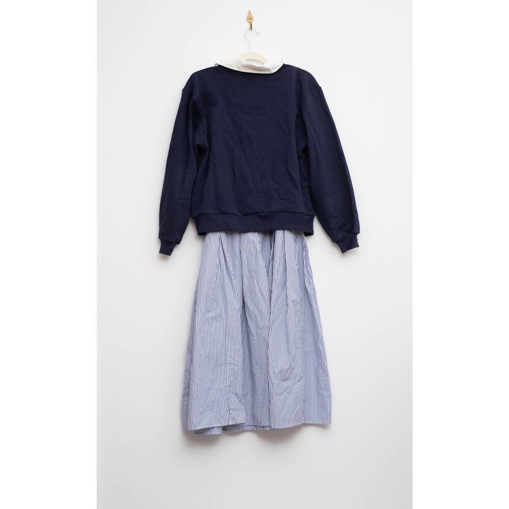 Sea NY x RTR Layered Sweatshirt Midi Dress Size S- Stain - Picture 4 of 7